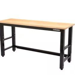 DALLAS LOCATION - Husky 72 in. W x 24 in. D Adjustable Height Black Workbench for Ready to Assemble Steel Garage Storage System 3 (UNITS)