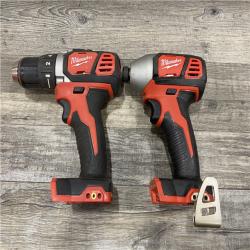 AS-IS Milwaukee 18V Lithium-Ion Cordless Drill Driver/Impact Driver Combo Kit