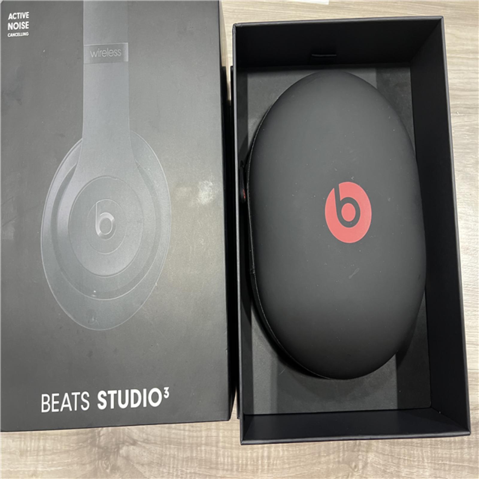 AS-IS Beats Studio3 Wireless Over-Ear Noise Cancelling Headphones - Matte Black