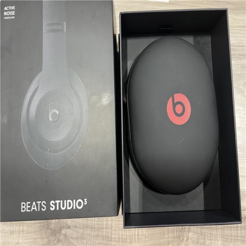 AS-IS Beats Studio3 Wireless Over-Ear Noise Cancelling Headphones - Matte Black