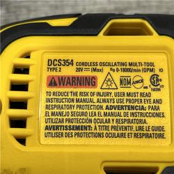 AS-IS DEWALT ATOMIC 20V MAX Cordless Brushless Oscillating Multi Tool Kit