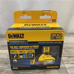 NEW - DEWALT 20V MAX XR POWERSTACK Lithium-Ion Battery Starter Kit with 5.0Ah Battery and Charger