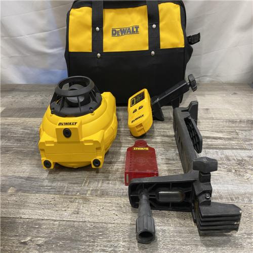 AS-IS DEWALT 150 ft. Red Self-Leveling Rotary Laser Level With Accessories