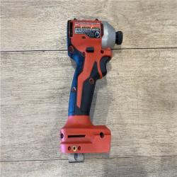 AS-IS Milwaukee  18V Lithium-Ion Brushless Cordless 1/4 in. Compact Impact Driver (Tool Only)