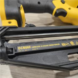 AS-IS DeWalt 20V 16 Gauge Cordless Angled Finish Nailer Kit