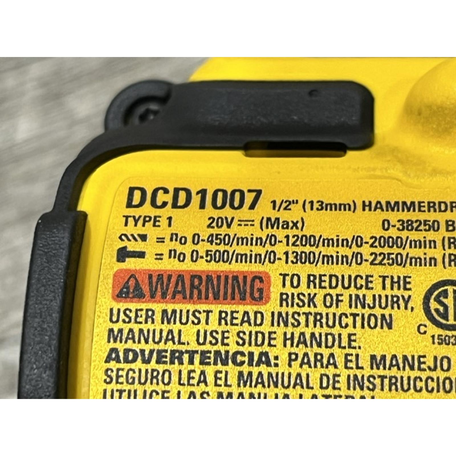 AS-IS DEWALT 20V XR Lithium-Ion Cordless Hammer Drill Kit