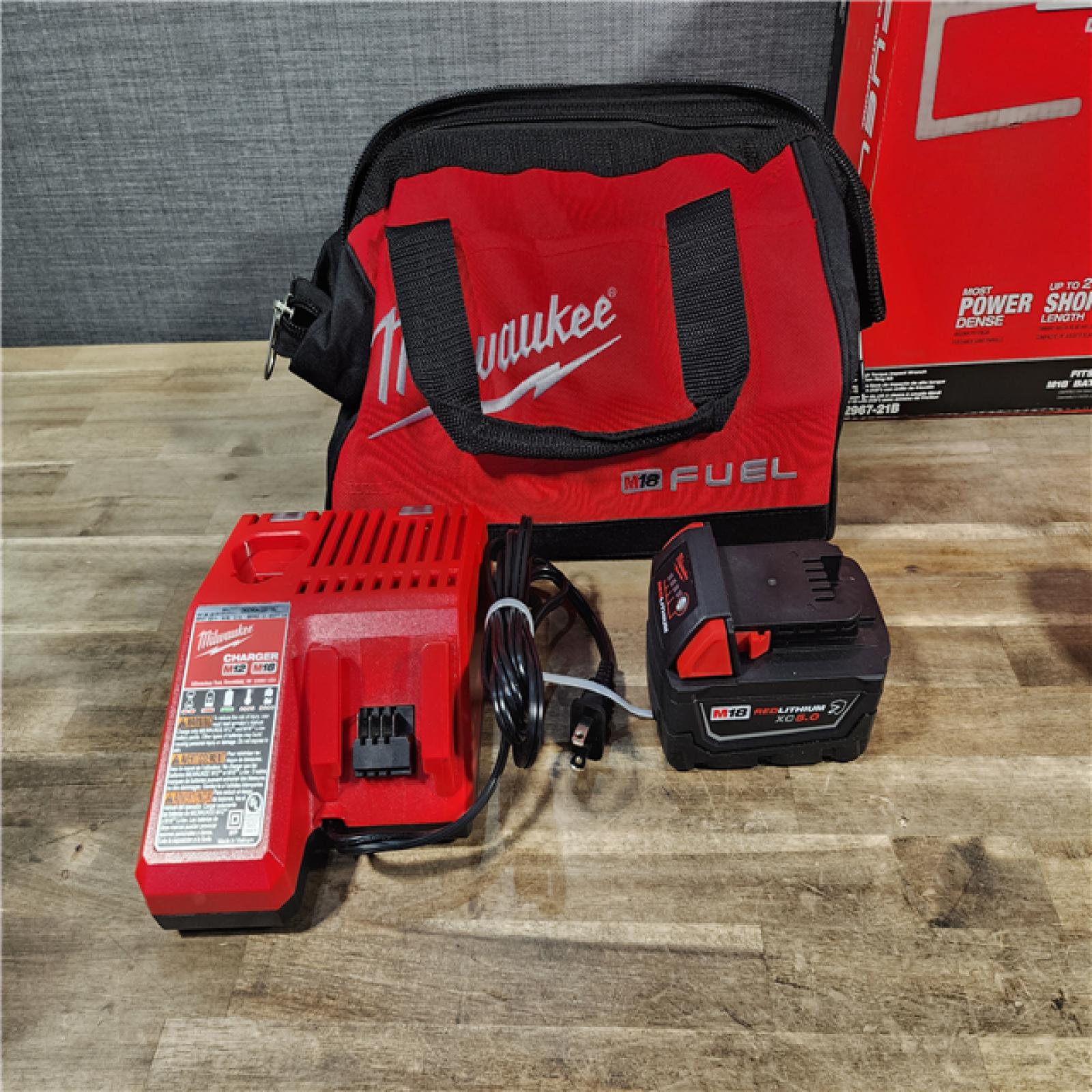 HOUSTON LOCATION - AS-IS (APPEARS LIKE NEW) Milwaukee M18 1/2 in. Cordless Brushless High Torque Impact Wrench Kit (Battery & Charger)