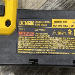AS-IS DEWALT 20V MAX XR Lithium-Ion Electric Cordless 18-Gauge Brad Nailer (Tool Only)
