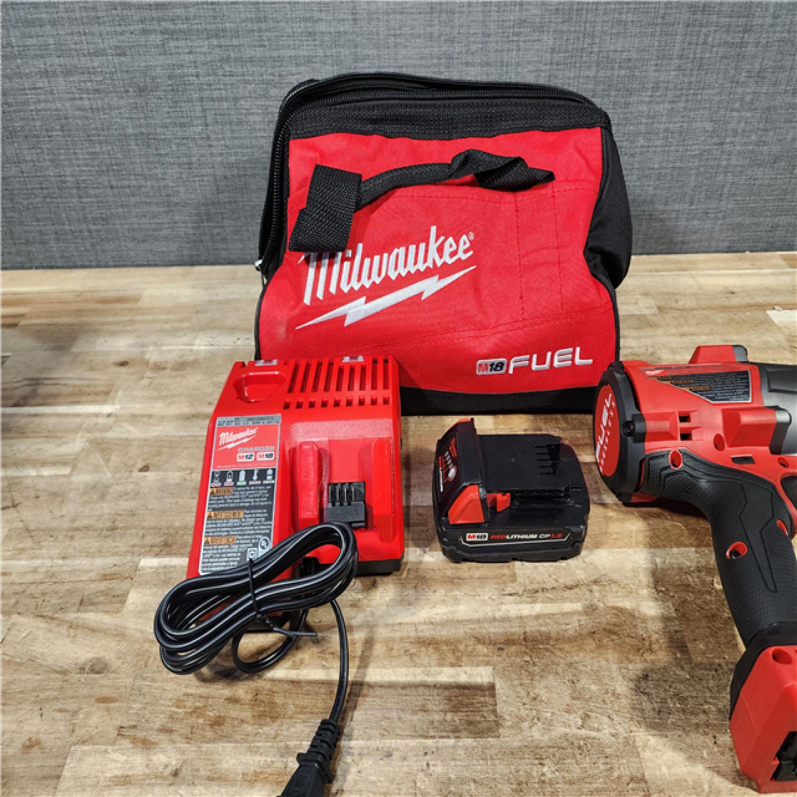 HOUSTON LOCATION - AS - IS Milwaukee FUEL 18V Lithium-Ion Brushless Cordless 1/2 in. Impact Wrench w/Friction Ring Kit