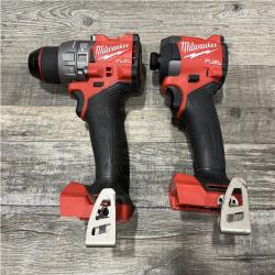 AS-IS Milwaukee FUEL 18V Lithium-Ion Brushless Cordless Hammer Drill and Impact Driver Combo Kit