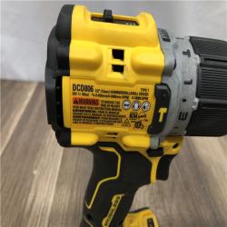 AS-IS DEWALT 20V XR Brushless Cordless 1/2 in. Hammer Drill (Tool-Only)