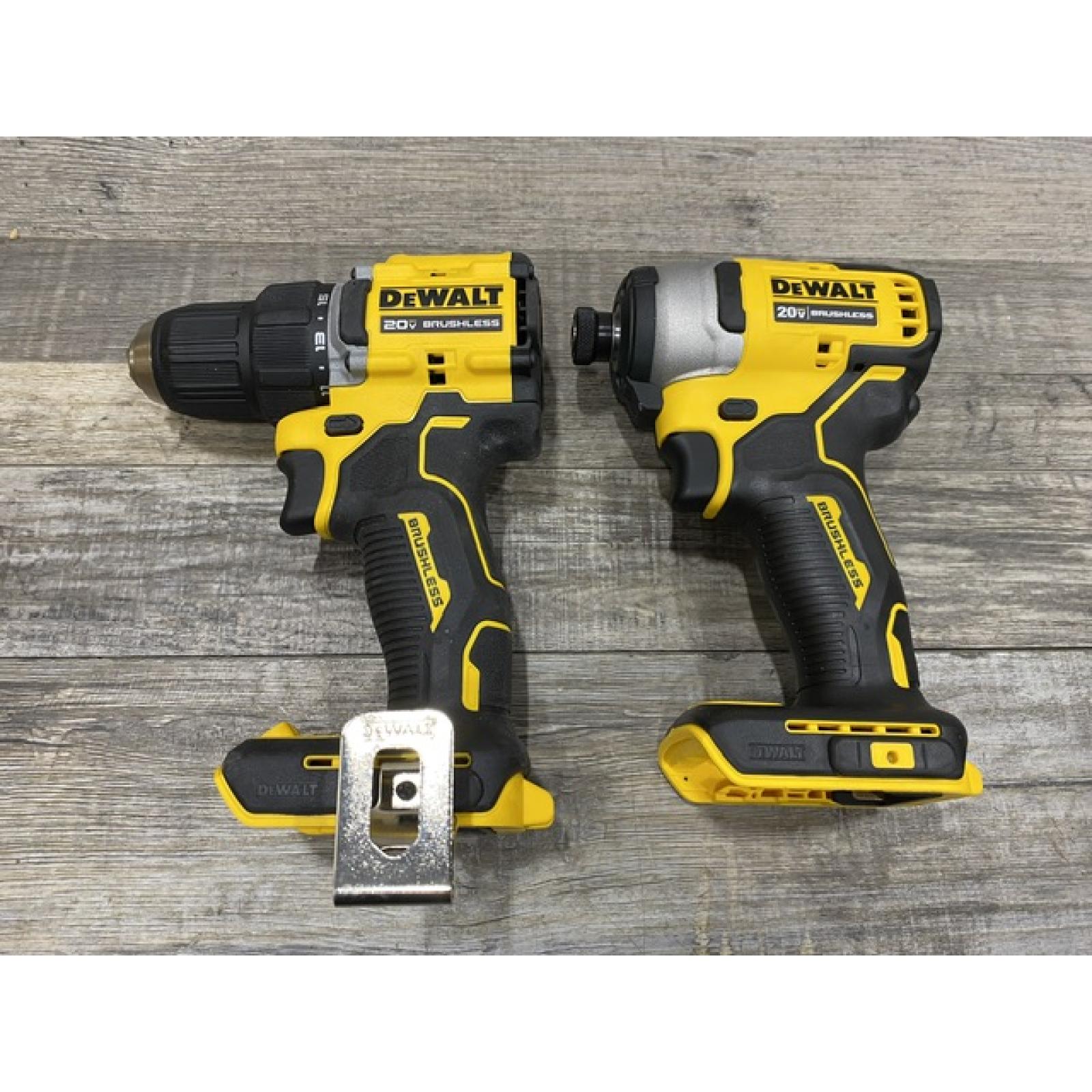 AS-IS DEWALT ATOMIC 20-Volt MAX Lithium-Ion Cordless Combo Kit