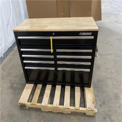 Houston Location AS IS - Husky 46 in 9 drawer mobile work bench
