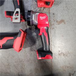 HOUSTON LOCATION - AS-IS (APPEARS LIKE NEW) M18 18V Lithium-Ion Cordless Combo Kit (5-Tool) with (2) Batteries, Charger and Tool Bag