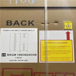 DALLAS LOCATION- Husky 3-Piece Regular Duty Welded Steel Garage Storage System in Black