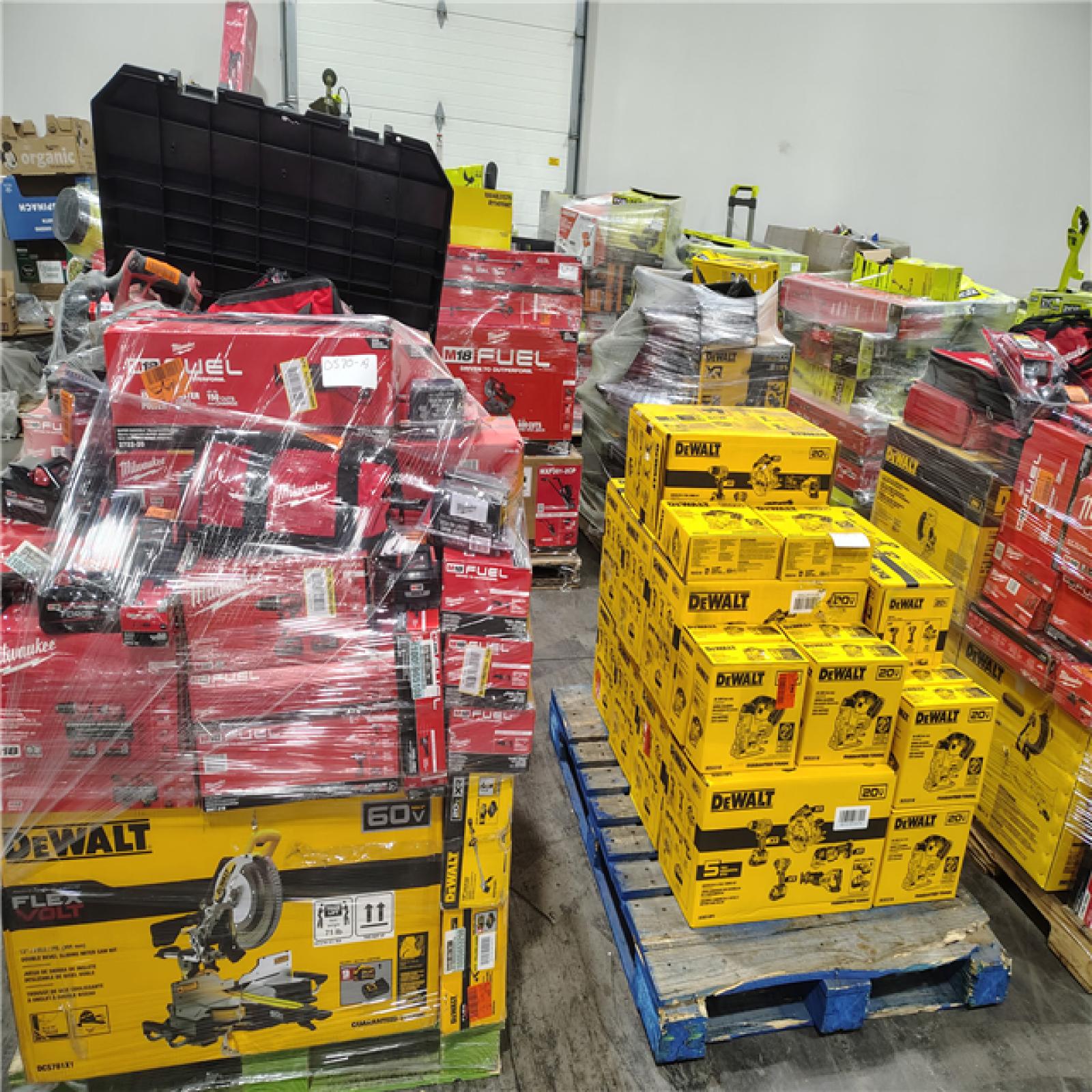 Pittston Location As-Is Power Tools Partial Truckload (15 Pallets) 0570-A