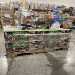 DALLAS LOCATION - AS IS HUNTER CHANNELSIDE LED 52 in. Noble Bronze Indoor/Outdoor Ceiling Fan W Remote (9 UNITS)
