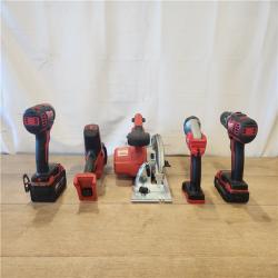 AS-IS- Milwaukee 18V Lithium-Ion Cordless (5-Tool) Combo Kit
