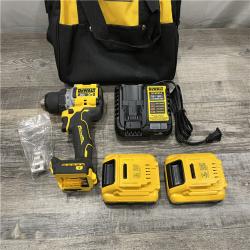 AS-IS DEWALT 20V XR Lithium-Ion Cordless Brushless 1/2 in. Drill/Driver Kit