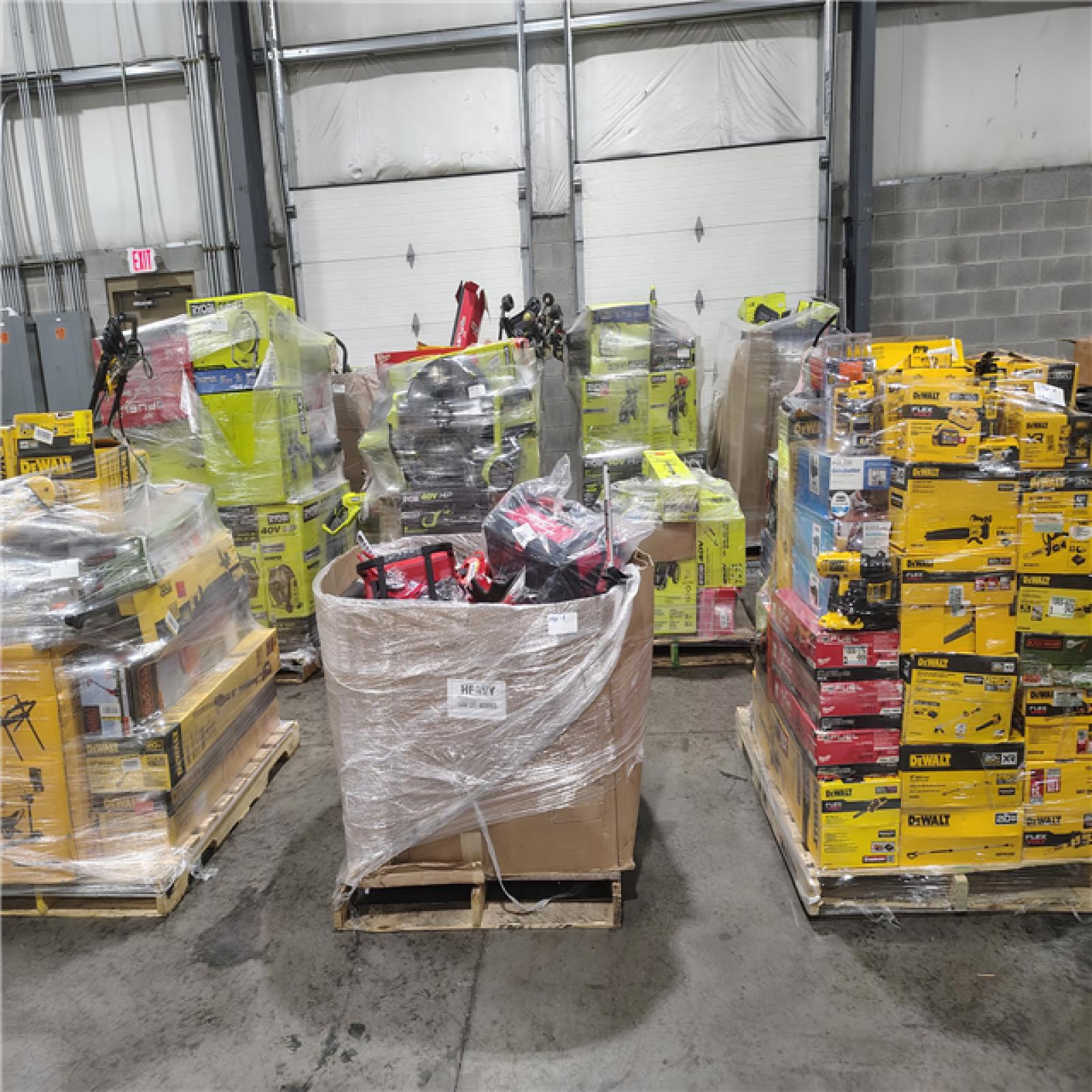Pittston Location As-Is Power Tools Partial Truckload (11 Pallets) 1192-A