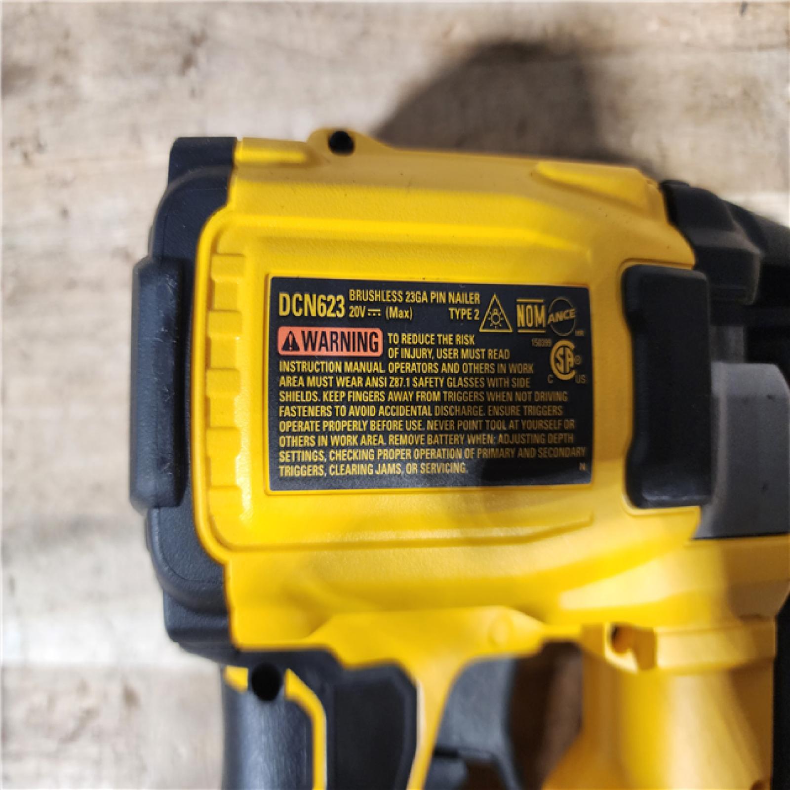 HOUSTON LOCATION - AS - IS DEWALT ATOMIC 20V MAX Lithium Ion Cordless 23 Gauge Pin Nailer (Tool Only)