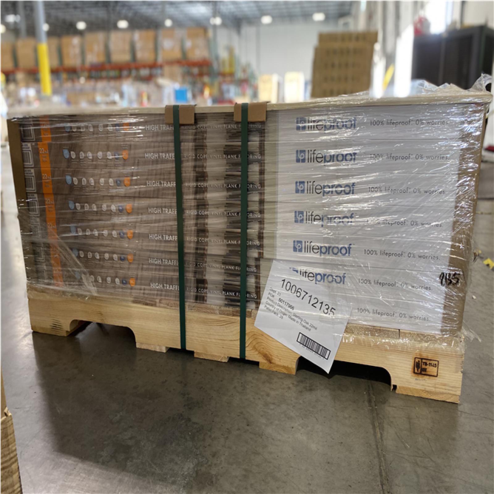 DALLAS LOCATION - LIFEPROOF Sterling Oak 22 MIL x 8.7 in. W x 48 in. L Waterproof (20.1 sqft/case) (27 CASES)