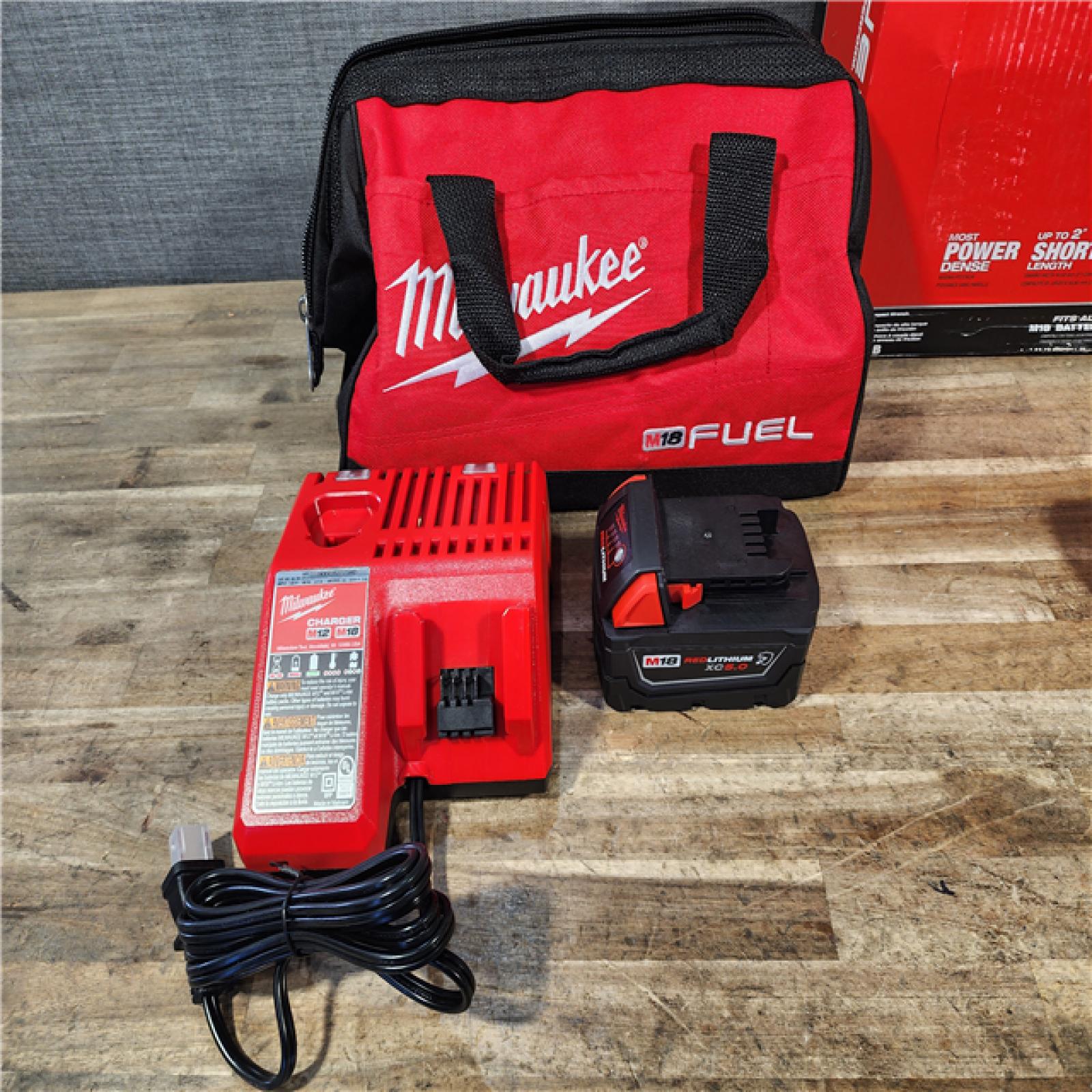 HOUSTON LOCATION - AS-IS Milwaukee FUEL 18V Lithium-Ion Brushless Cordless 1/2 in. Impact Wrench w/Friction Ring Kit
