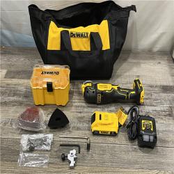 AS-IS DEWALT 20V MAX XR Cordless Brushless 3-Speed Oscillating Multi Tool Kit