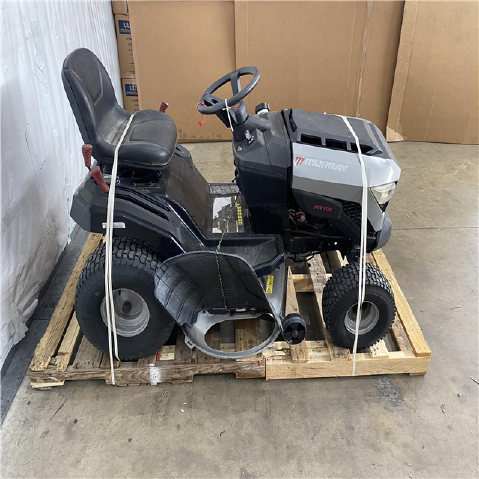 Houston Location AS IS - Outdoor Power Equipment HUSKY MT100  42 inch Riding Mower