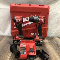 AS-IS Milwaukee FUEL 18V Lithium-Ion Brushless Cordless Hammer Drill and Impact Driver Combo Kit