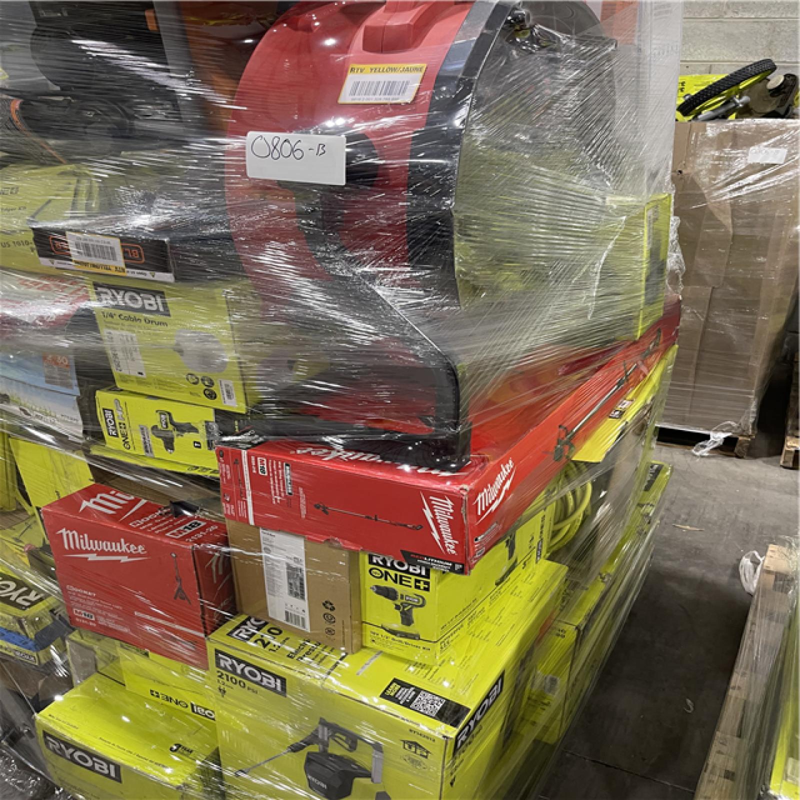 Pittston Location As-IS Power Tools Truckload (11 Pallets) 0806-B