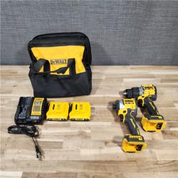 HOUSTON LOCATION - AS-IS DEWALT 2 TOOL COMBO KIT W/ (2) BATTERY & CHARGER`