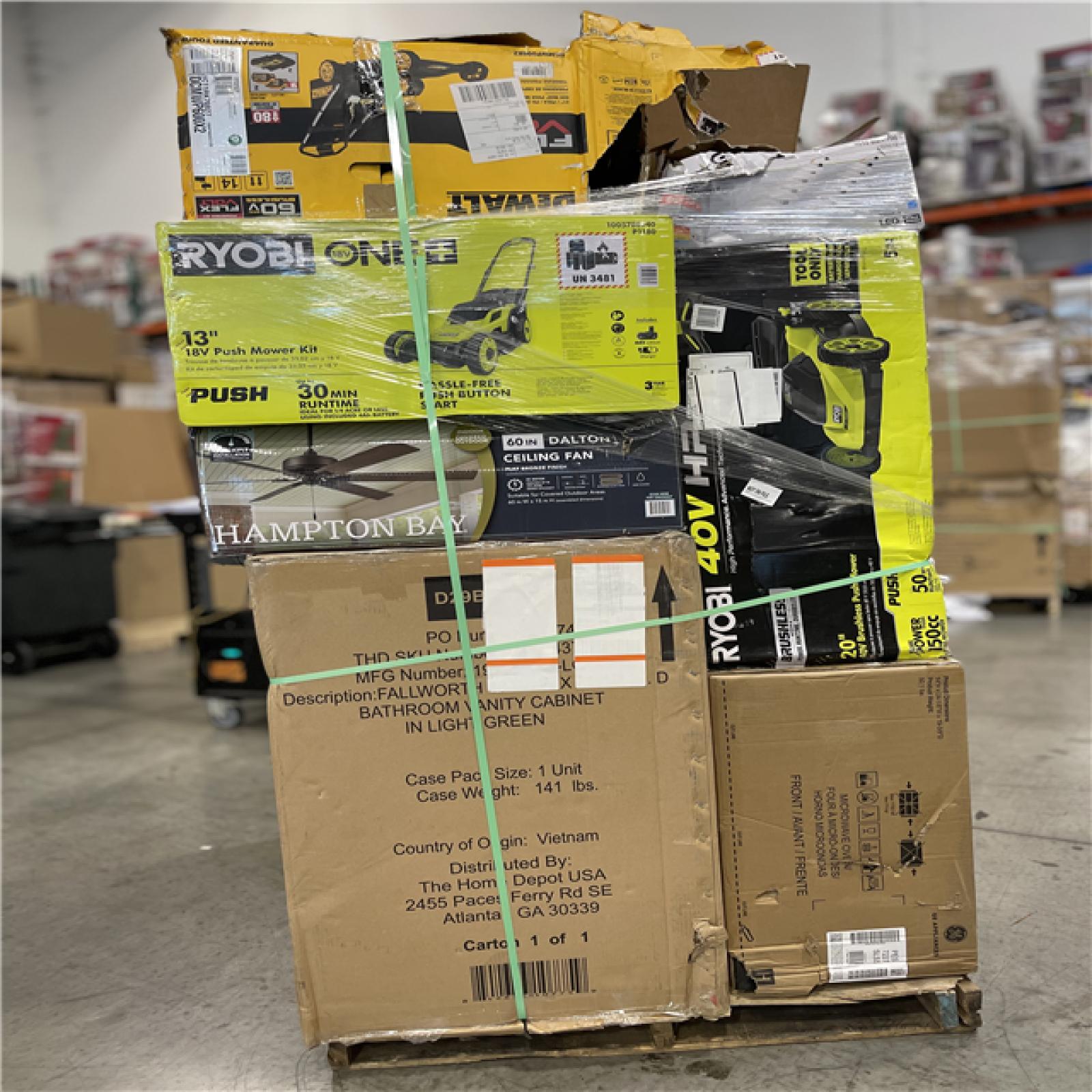 DALLAS LOCATION - AS-IS HOME IMPROVEMENT PALLET