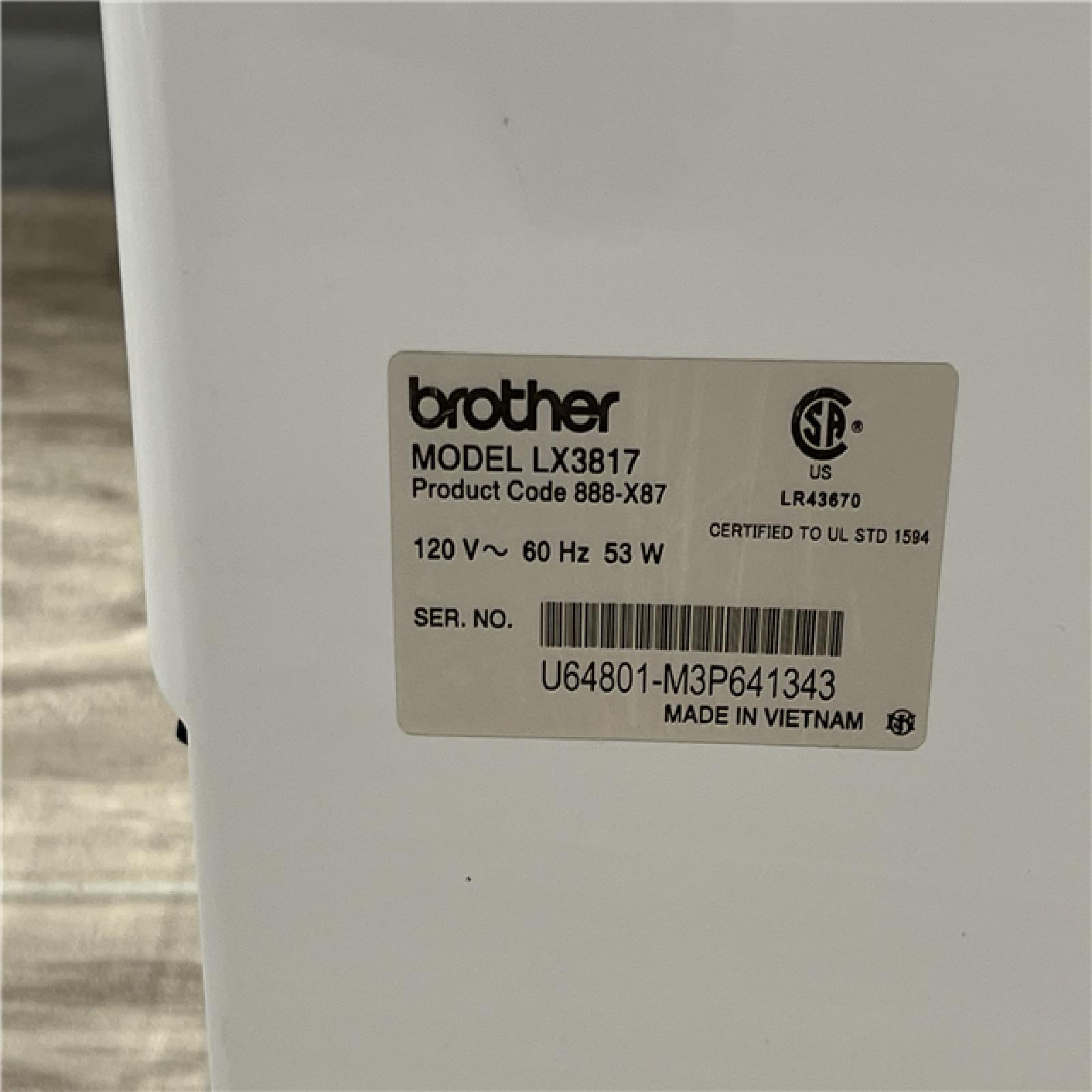 AS-IS Brother RLX3817 17-Stitch Sewing Machine  White