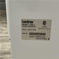 AS-IS Brother RLX3817 17-Stitch Sewing Machine  White