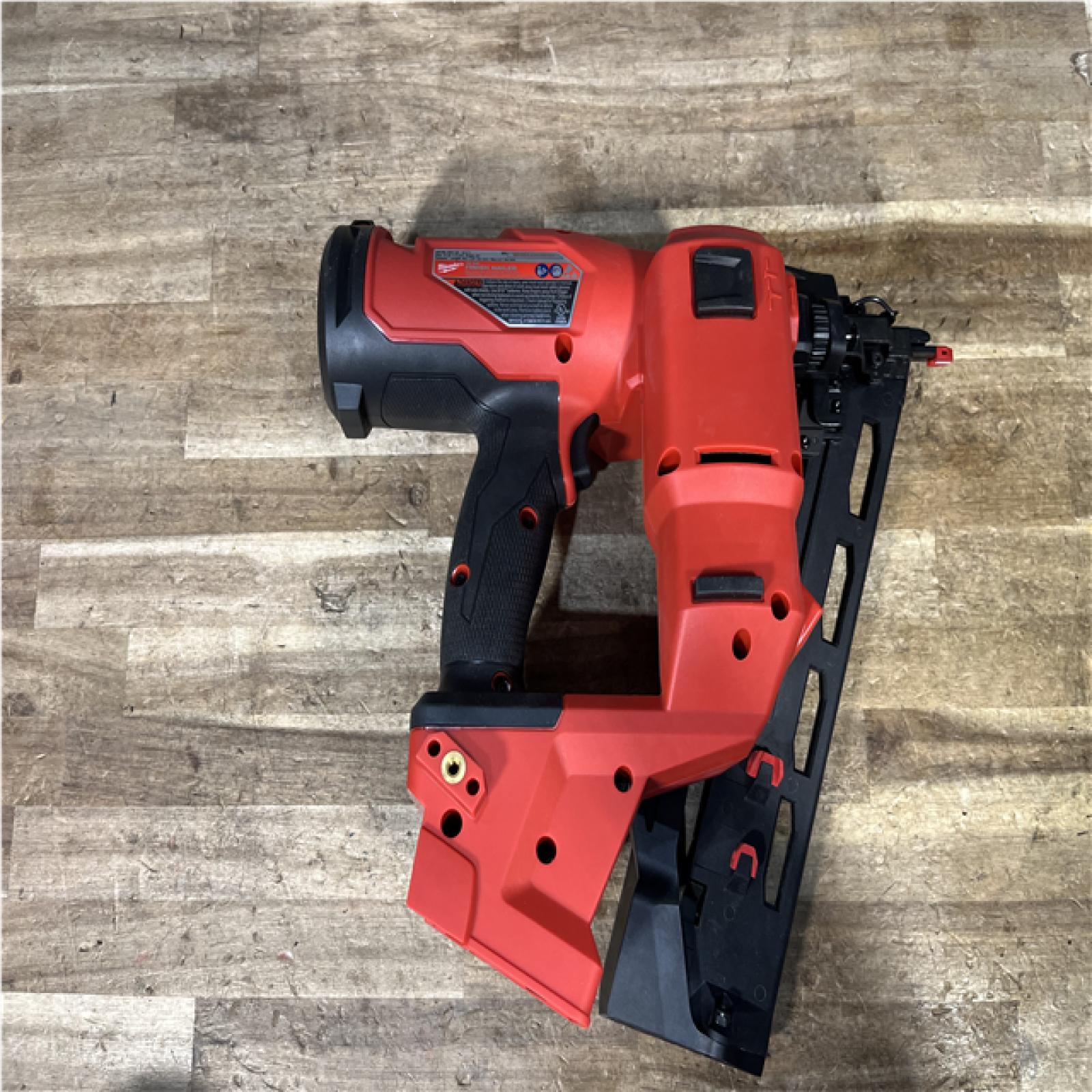 Houston Location AS-IS Milwaukee FUEL 18-Volt Lithium-Ion Brushless Cordless Gen II 16-Gauge Angled Finish Nailer (Tool-Only)