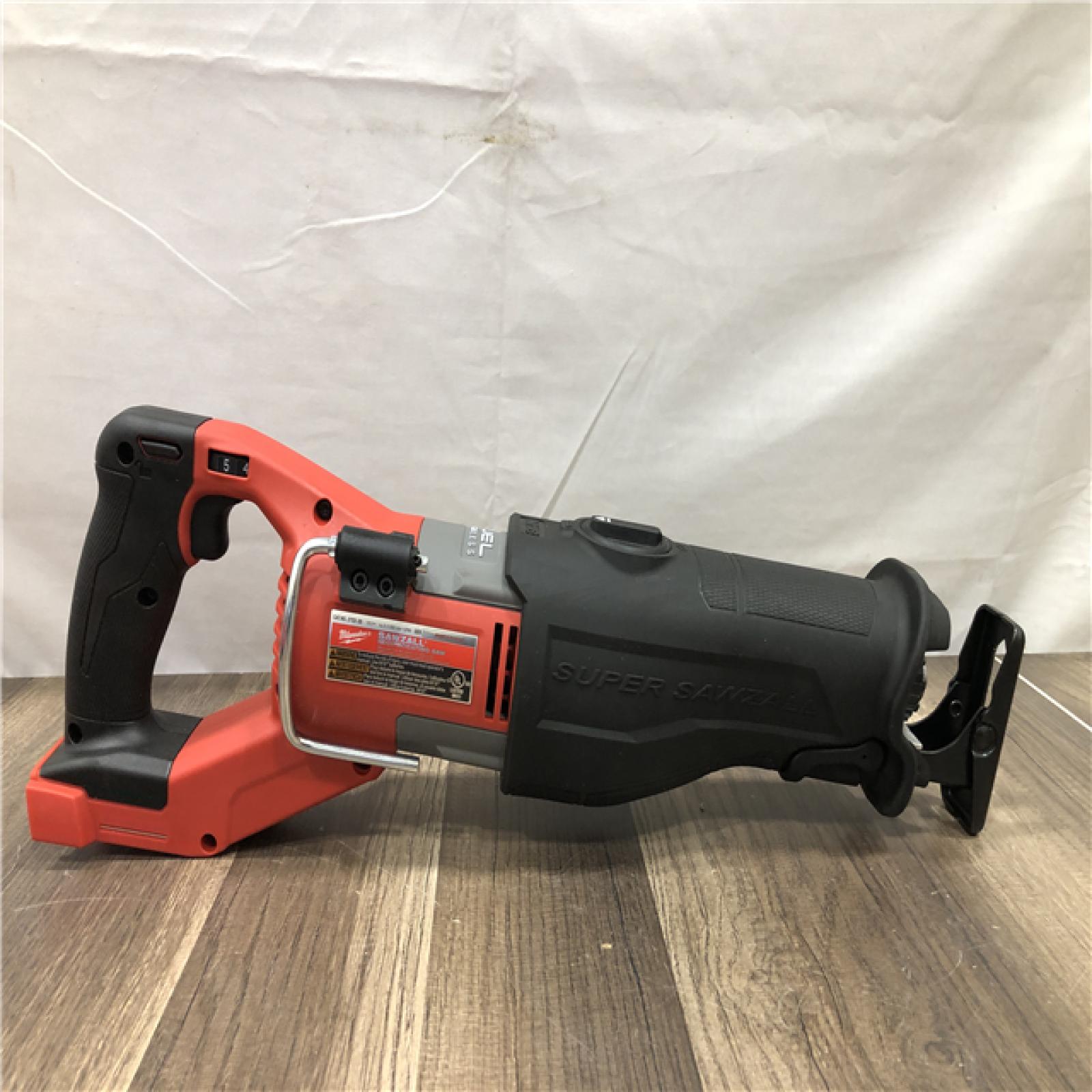 AS-IS Milwaukee FUEL 18V Lithium-Ion Brushless Cordless Super SAWZALL Orbital Reciprocating Saw (Tool-Only)