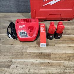 HOUSTON LOCATION - AS-IS M12 12-Volt Lithium-Ion Cordless PEX Expansion Tool Kit with (2) 2.0 Ah Batteries  (3) Expansion Heads and Hard Case