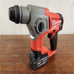 AS-IS Milwaukee M12 FUEL Brushless Cordless 5/8 in. SDS-Plus Rotary Hammer Kit