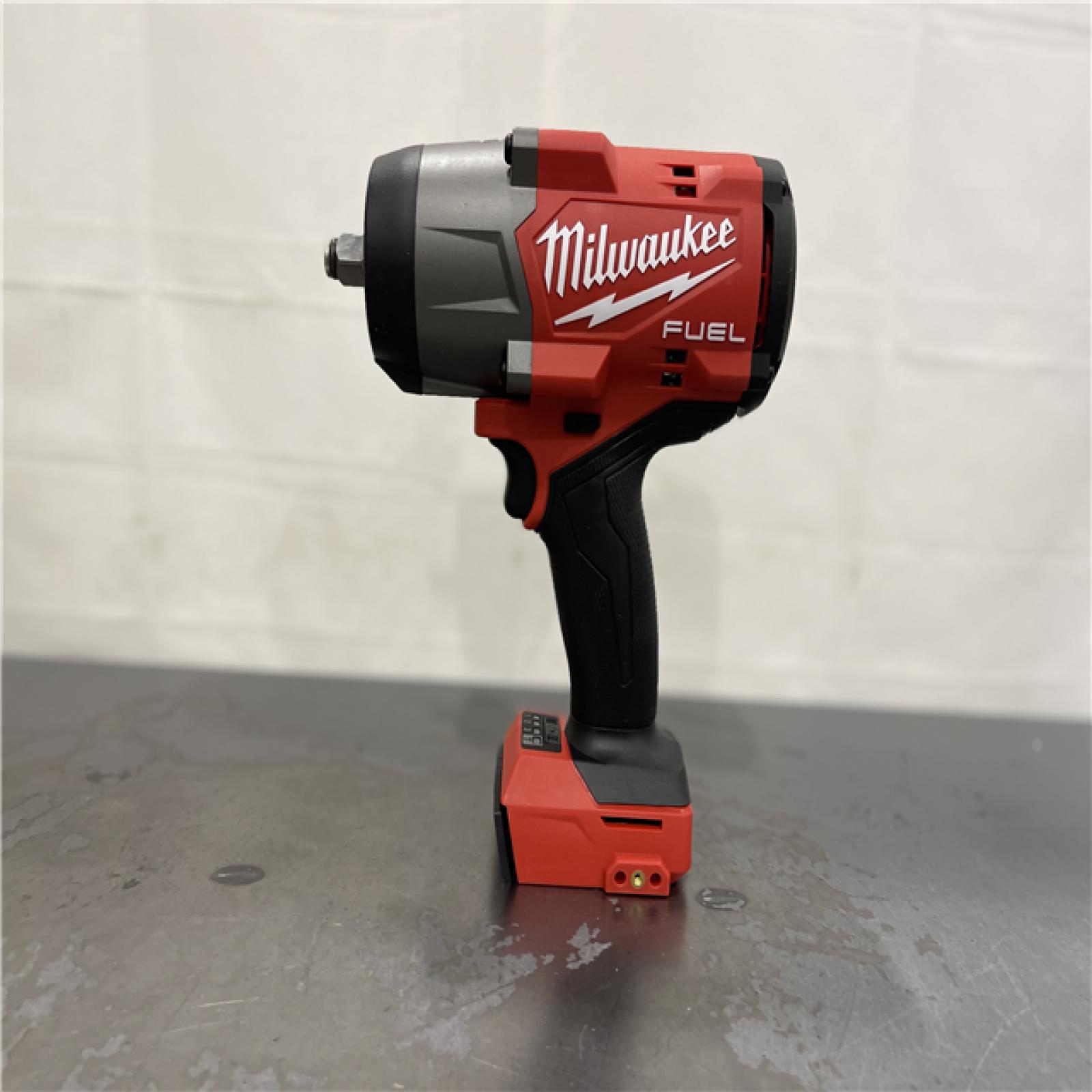 AS-IS- Milwaukee M18 FUEL 18V Lithium-Ion Brushless Cordless 1/2 in. Impact Wrench with Friction Ring (Tool-Only)