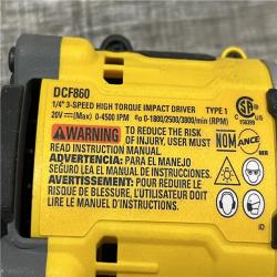 AS-IS DEWALT 20V MAX XR Cordless Impact Driver (Tool Only)