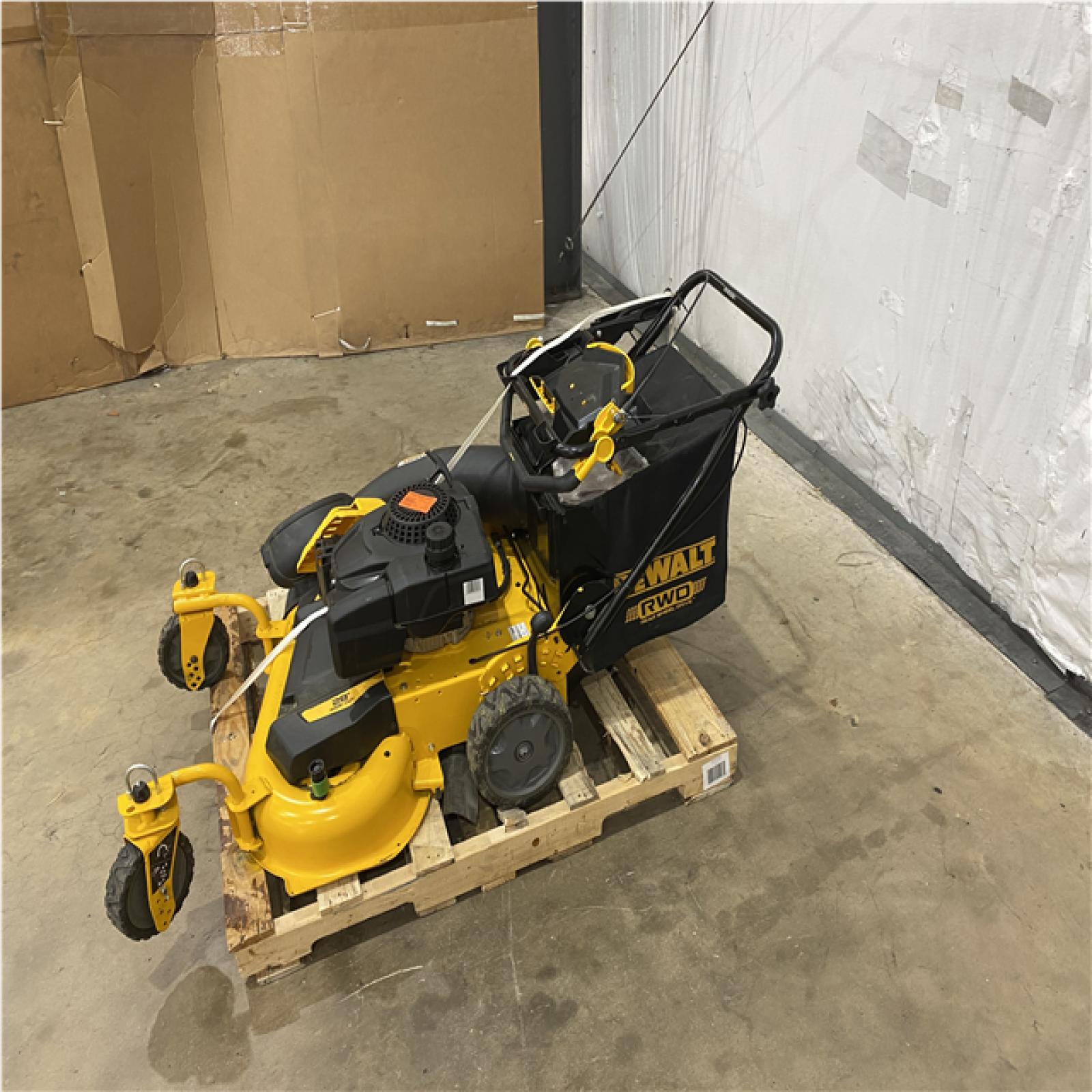 Houston Location - AS-IS Outdoor Power Equipment DEWALT 28 INCH LAWN MOWER