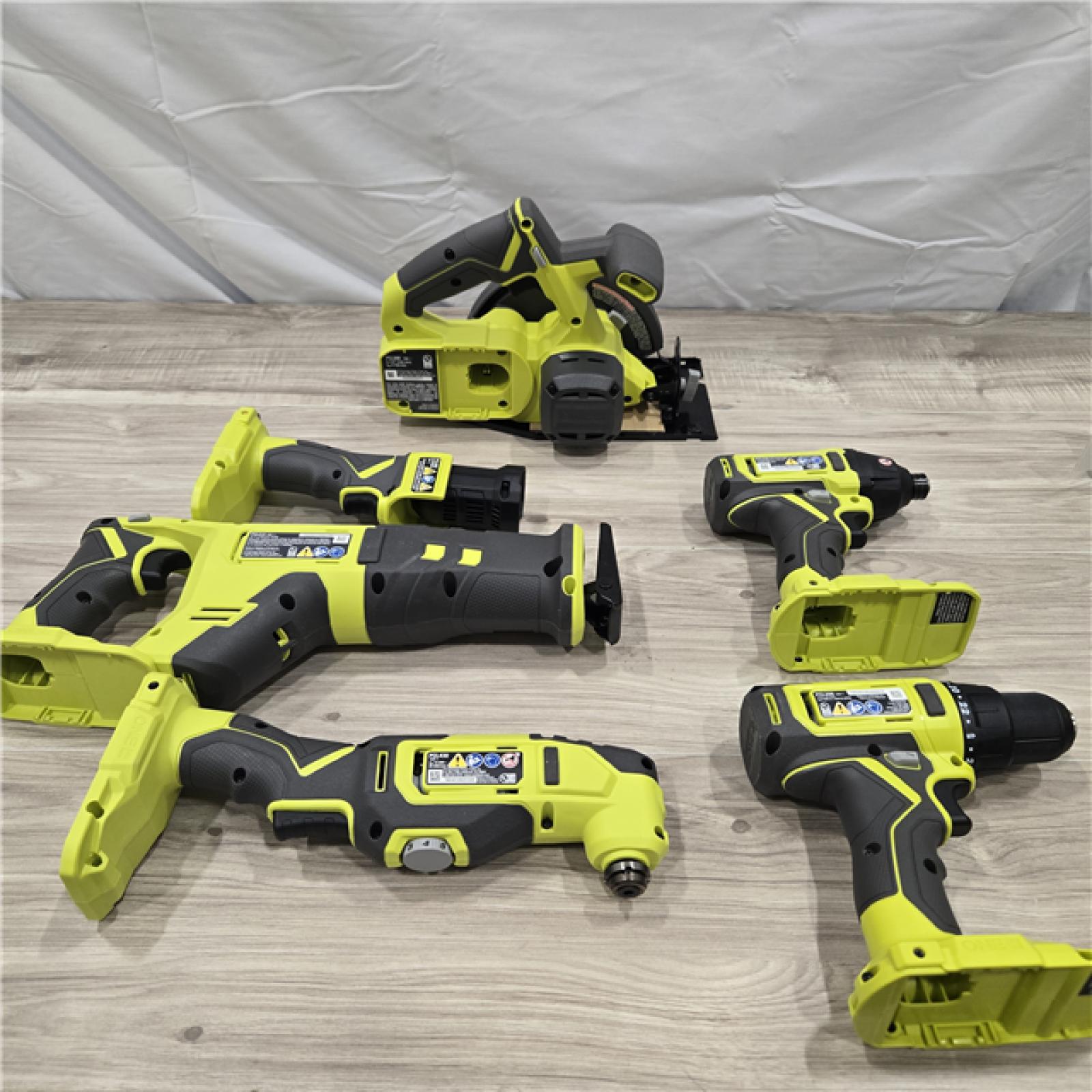 LIKE NEW! - RYOBI ONE+ 18V Cordless 6-Tool Combo Kit