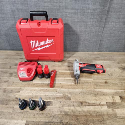 HOUSTON LOCATION - AS-IS M12 12-Volt Lithium-Ion Cordless PEX Expansion Tool Kit with (2) 1.5 Ah Batteries  (3) Expansion Heads and Hard Case