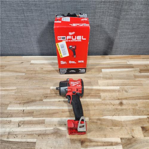 HOUSTON LOCATION - AS-IS Milwaukee FUEL GEN-2 18V Lithium-Ion Mid Torque Brushless Cordless 3/8 in. Impact Wrench with Friction Ring (Tool-Only)