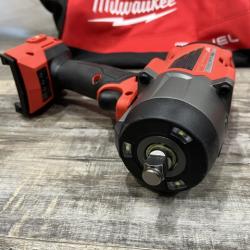 AS-IS Milwaukee FUEL 18V Lithium-Ion Brushless Cordless 1/2 in. Impact Wrench w/Friction Ring Kit