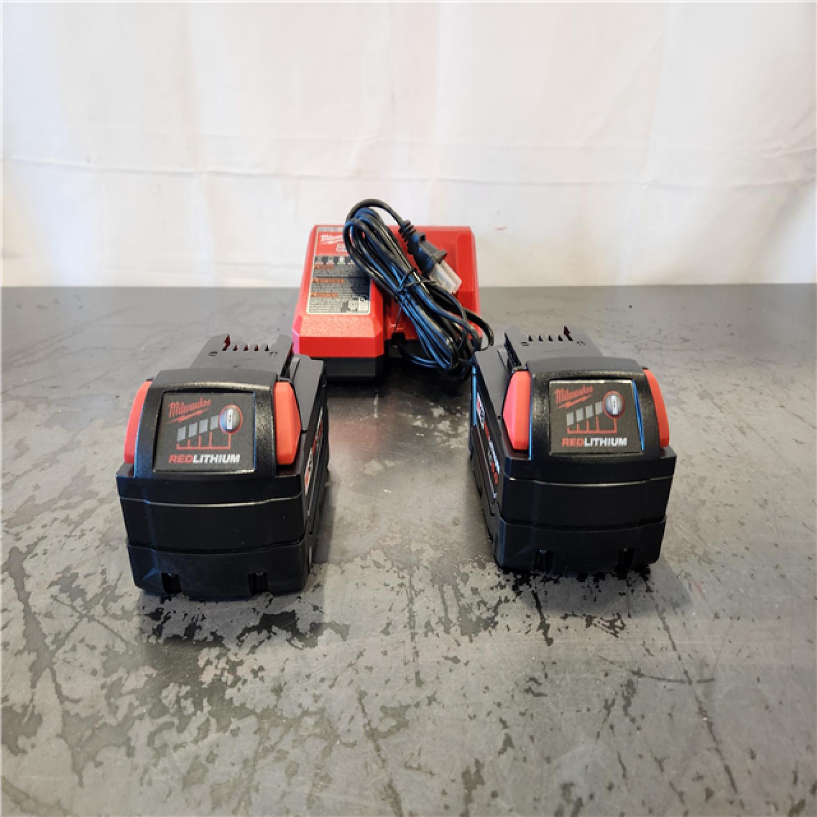 AS-IS- Milwaukee 18-Volt Lithium-Ion XC Starter Kit