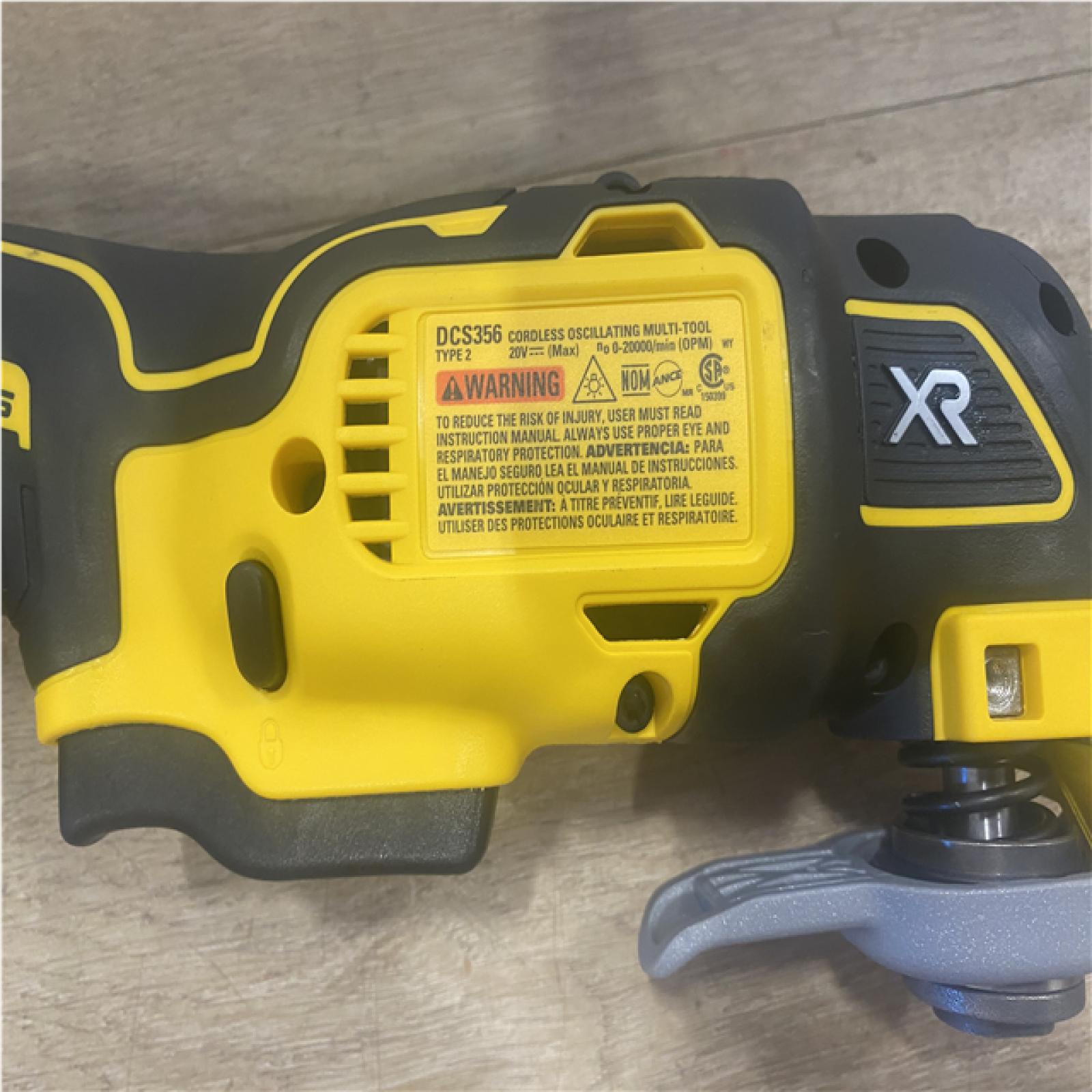 as-is DEWALT 20V MAX XR Cordless Brushless 3-Speed Oscillating Multi Tool Kit