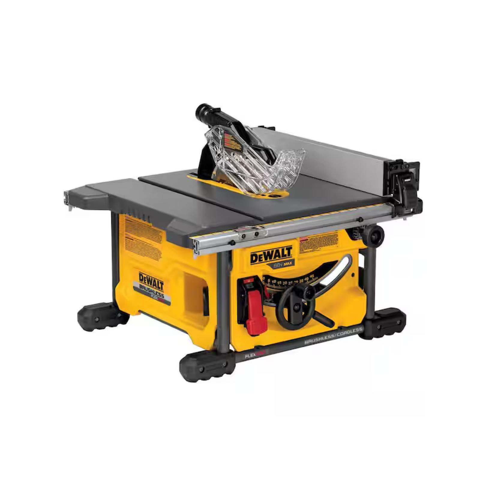 NEW! - DEWALT FLEXVOLT 60V MAX Cordless Brushless 8-1/4 in. Table Saw Kit (Tool Only)