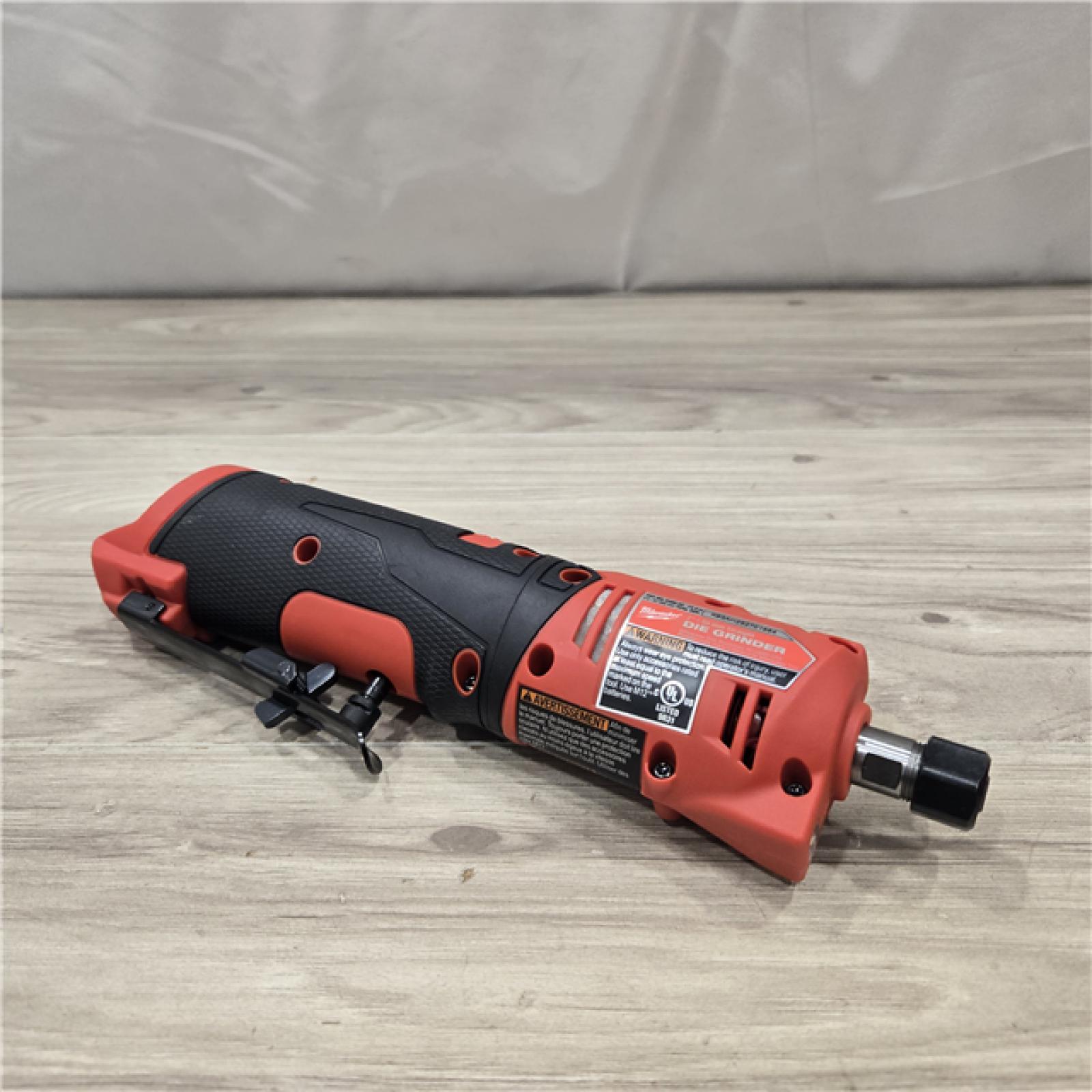 AS-IS Milwaukee M12 FUEL Cordless Straight Die Grinder (Tool-Only)